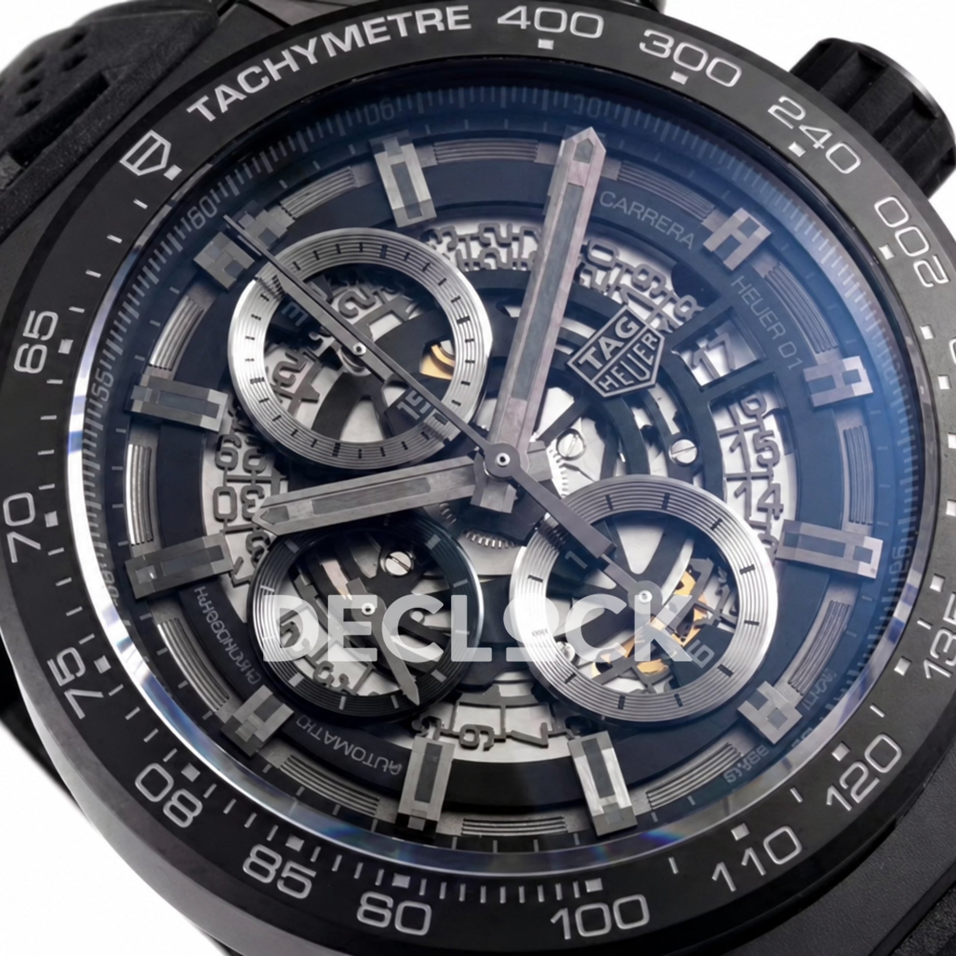 TAG Heuer Carrera Heuer 01 Black Skeleton 43mm Asian 1887