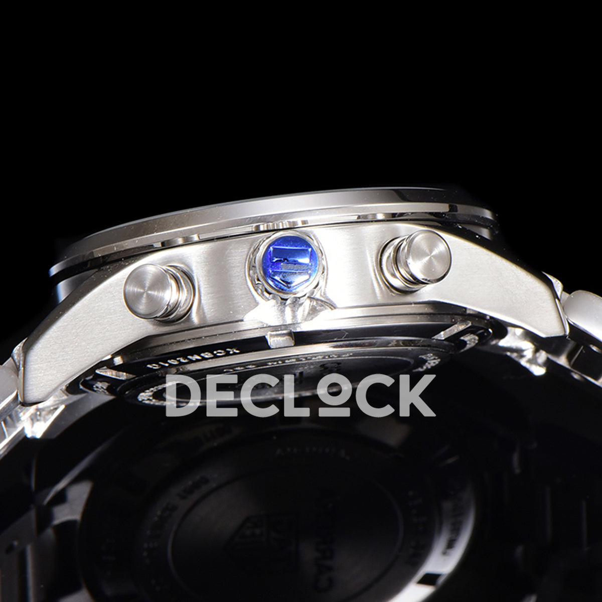 TAG Heuer Carrera Chronograph Blue Dial 42mm Steel Bracelet VK63A Quartz