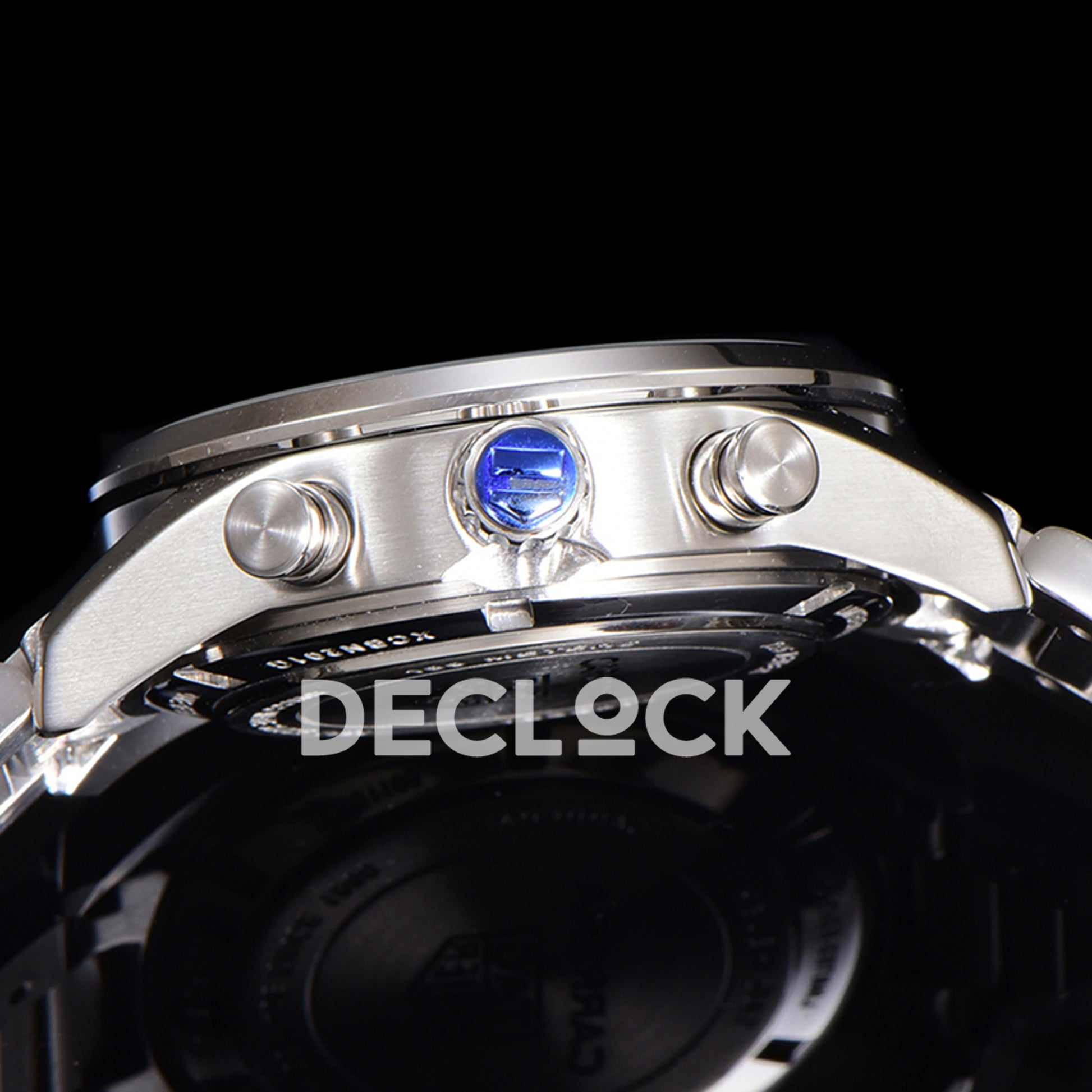 TAG Heuer Carrera Chronograph Blue Dial 42mm Steel Bracelet VK63A Quartz