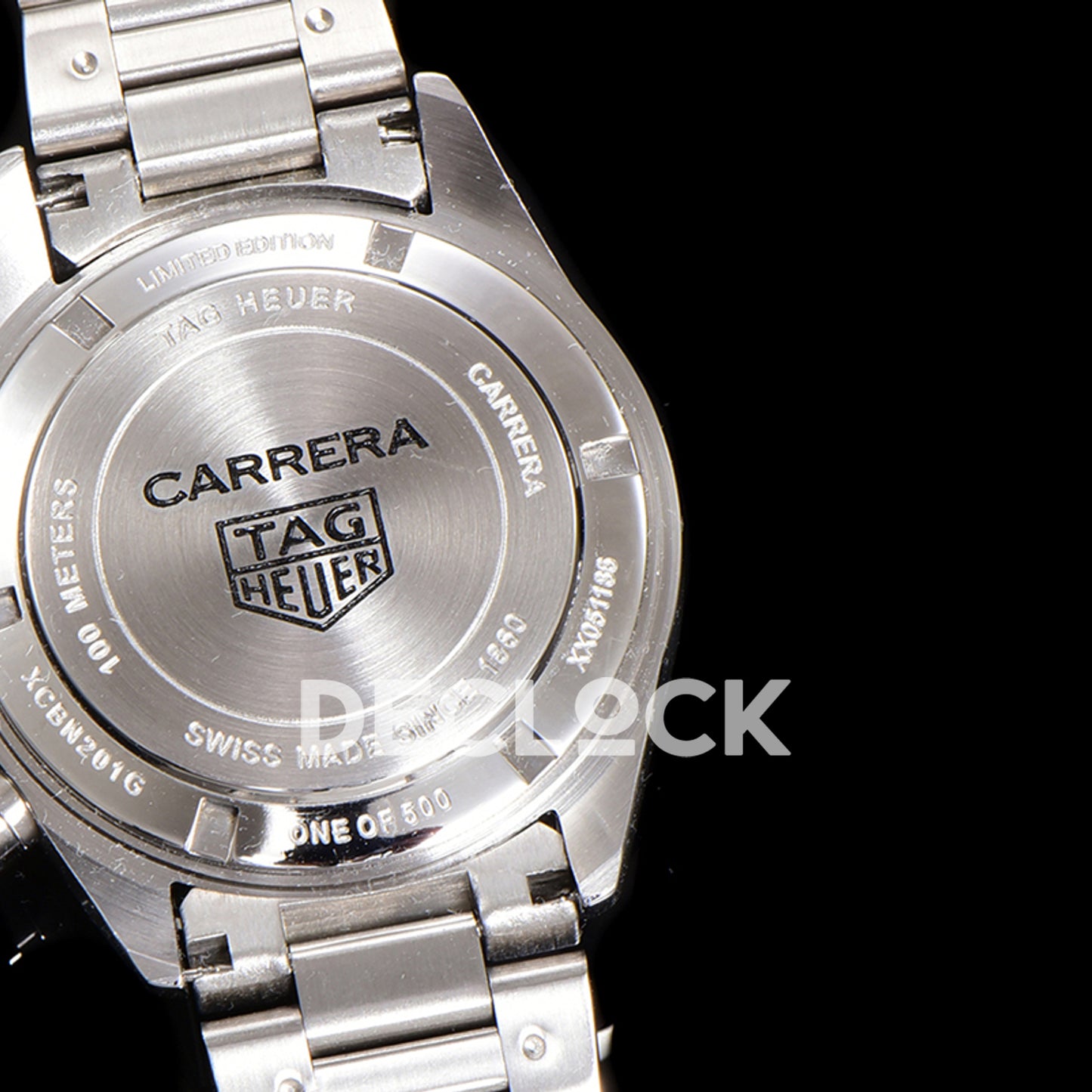 TAG Heuer Carrera Chronograph Blue Dial 42mm Steel Bracelet VK63A Quartz
