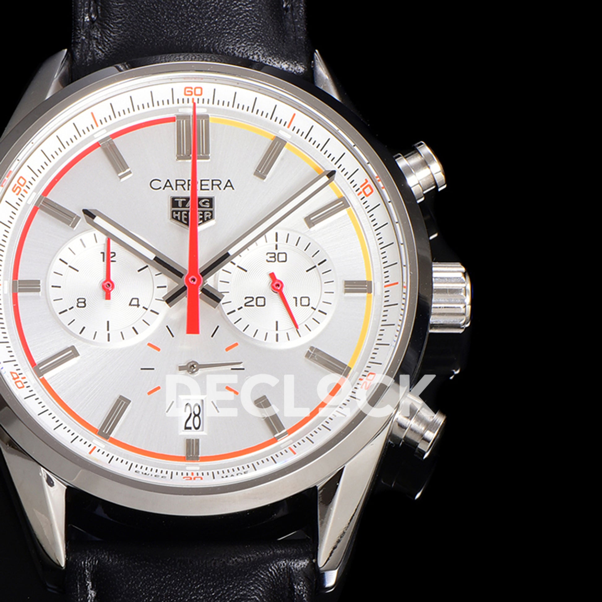TAG Heuer Carrera Chronosprint x Porsche White Dial 42mm VK63A Quartz