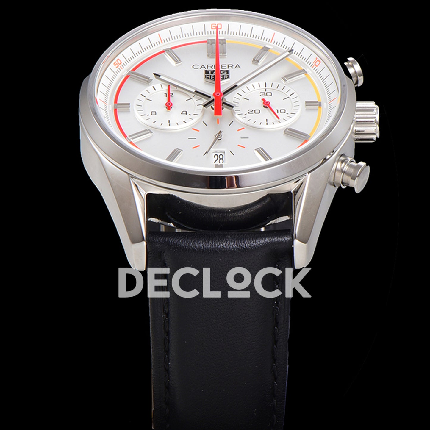 TAG Heuer Carrera Chronosprint x Porsche White Dial 42mm VK63A Quartz