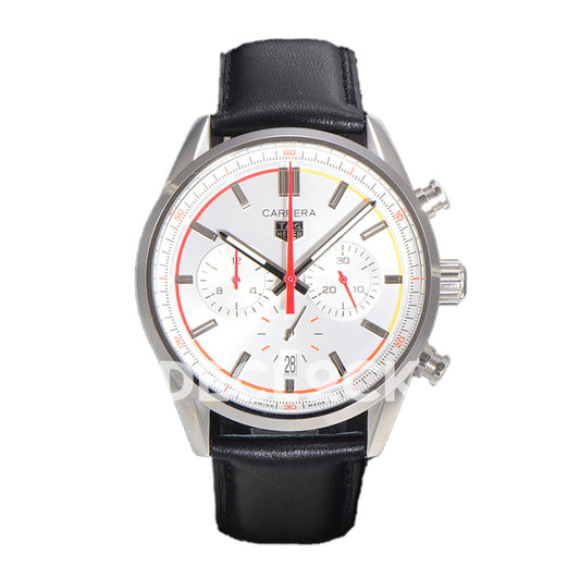 TAG Heuer Carrera Chronosprint x Porsche White Dial 42mm VK63A Quartz