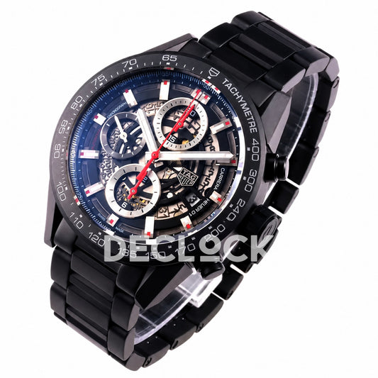 TAG Heuer Carrera Heuer 01 Black Ceramic Bracelet 43mm Asian 1887