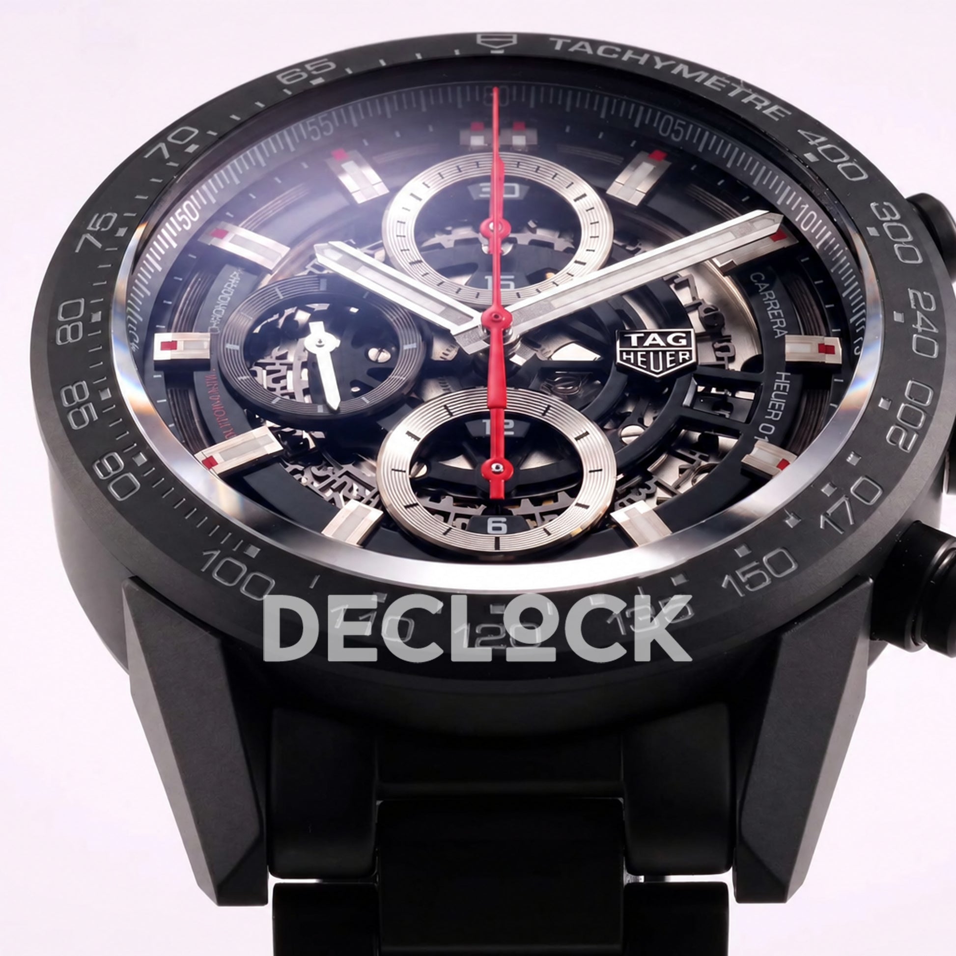 TAG Heuer Carrera Heuer 01 Black Ceramic Bracelet 43mm Asian 1887