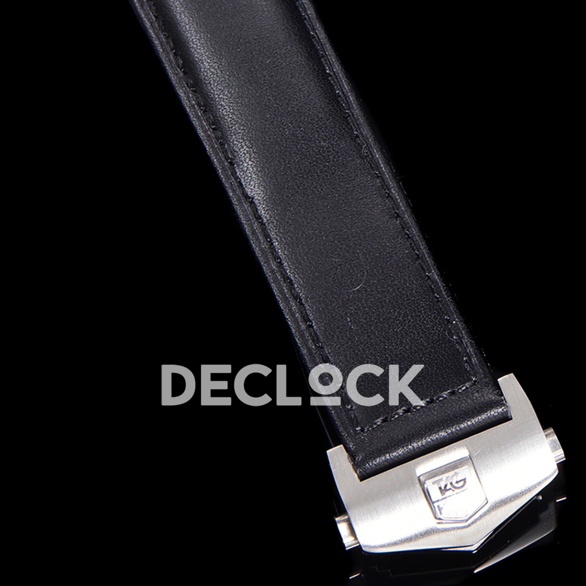 TAG Heuer Carrera Skipper Black Dial Leather Strap VK63A Quartz