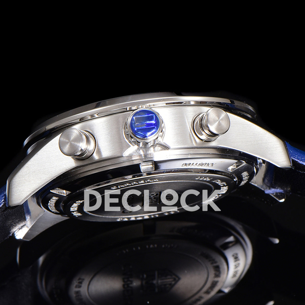 TAG Heuer Carrera Skipper Blue Dial Leather Strap VK63A Quartz