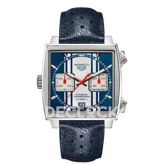 TAG Heuer Monaco Men's CAW211D 41mm Quartz Leather Strap Replica Watch