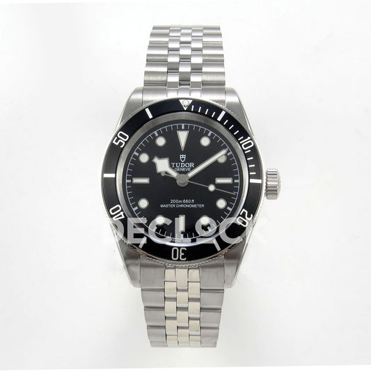Tudor Black Bay M7941A1A0RU-0003 41mm SS Dial Red Bezel on SS Bracelet Replica Watch