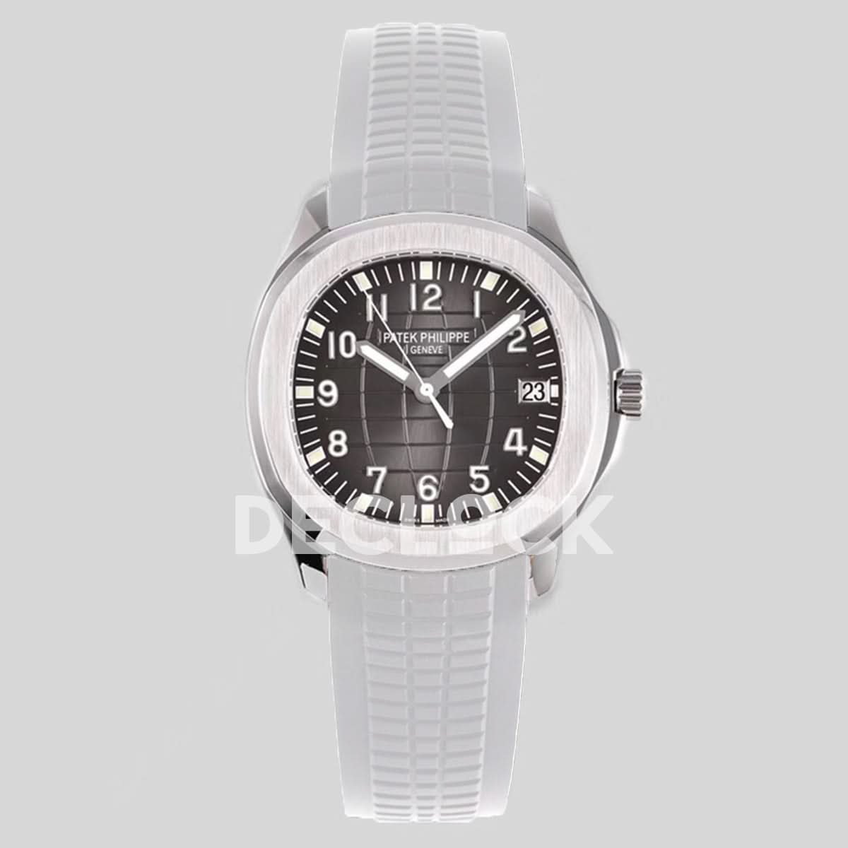 Aquanaut 5167R Gray Dial on White Rubber Strap