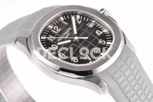 Replica Pattek Philippe Aquanaut 5167R Gray Dial on White Rubber Strap | Declock.