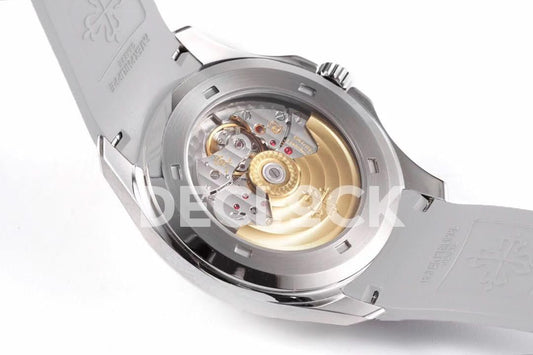 Replica Pattek Philippe Aquanaut 5167R Gray Dial on White Rubber Strap | Declock.