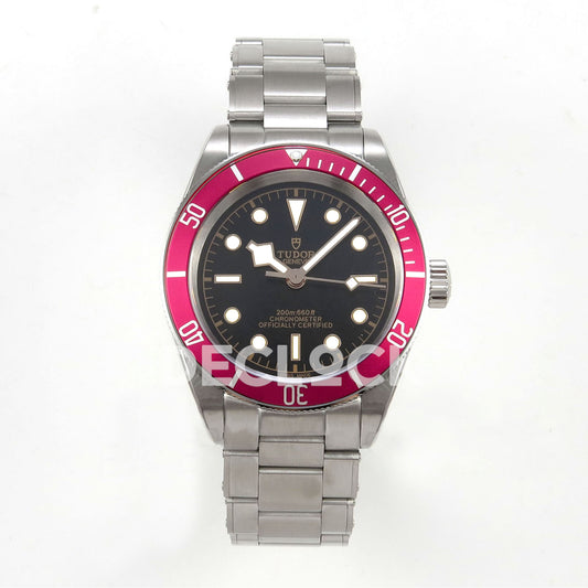 Tudor Black Bay M7941A1A0RU-0003 41mm SS Dial Red Bezel on SS Bracelet Replica Watch